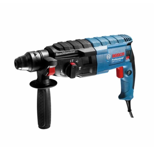 Bosch GBH 2-24 DRE Professional SDS Plus Rotary Hammer – Compact Rotary Hammer Drill for Concrete, Steel, and Wood with Chiseling Function